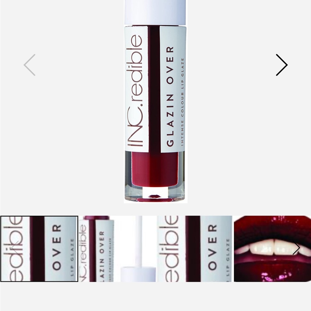 🏁INC.redible Glazin Over Intense color lipglaze gloss 0.05 ozNot Mr.Right